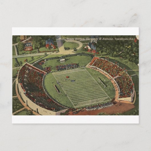 Alabama Denny Stadium Briefkaart (Voorkant)
