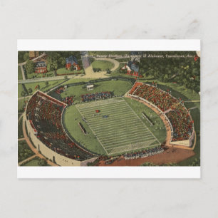 Alabama Denny Stadium Carte postale Vintage