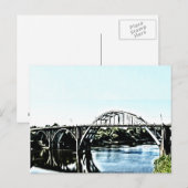 Alabama Edmund Pettus Bridge Briefkaart (Voorkant / Achterkant)