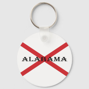 Alabama en Flag Kcn Sleutelhanger