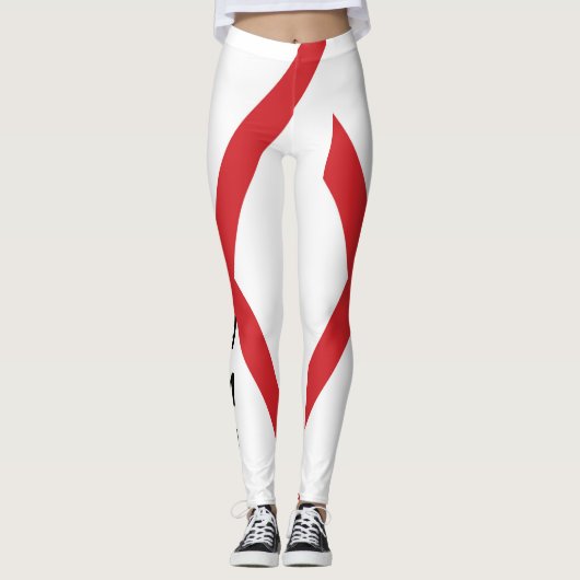 Alabama en Flag uitgeleend Leggings (Voorkant)