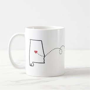 Alabama en Pennsylvanie - Heart2Heart Coffee Mug