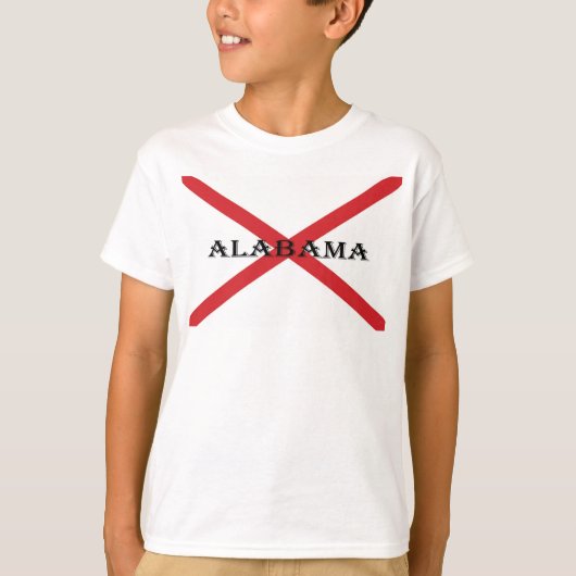 Alabama en Vlag bccnt T-shirt (Voorkant)