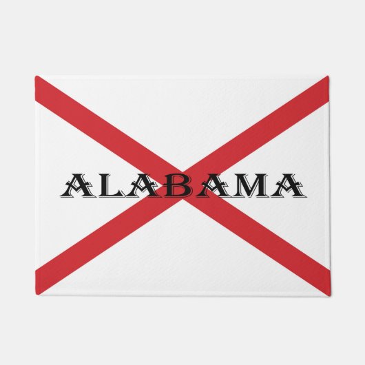 Alabama en vlag dmcnt deurmat (Voorkant)