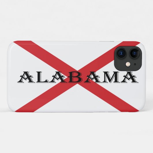 Alabama en Vlag iphcnt Case-Mate iPhone Case (Achterkant (horizontaal))