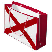 Alabama Flag Groot Cadeauzakje (Voorkant Gekanteld)