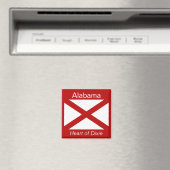 Alabama Flag Magnet Magneet (Insitu (Vaatwasser))