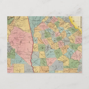 Alabama, Georgia Briefkaart