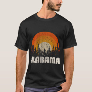 Alabama - grappige natuur vintage wandelen 60s 70s t-shirt