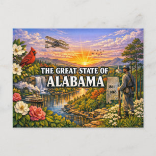 Alabama Greetings Ansichtkaart Briefkaart