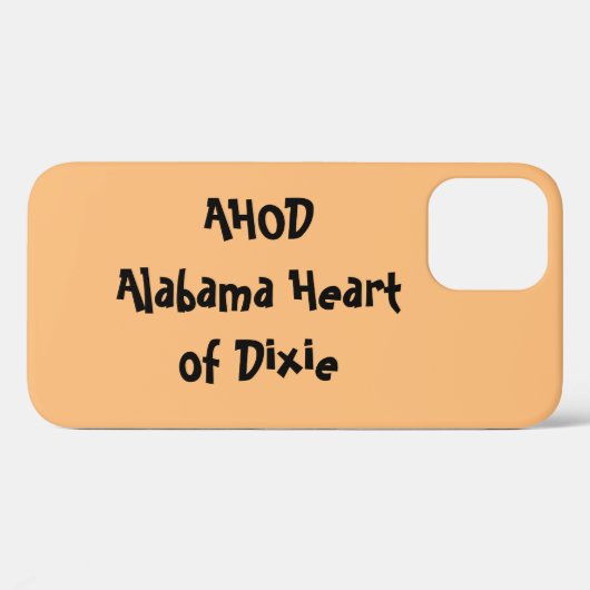 Alabama Hart van Dixie Case-Mate iPhone Case (Achterkant (horizontaal))