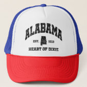 Alabama, hart van Dixie Trucker Pet (Voorkant)