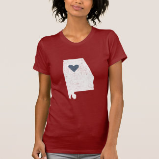 Alabama Heart shirt (wit) - !
