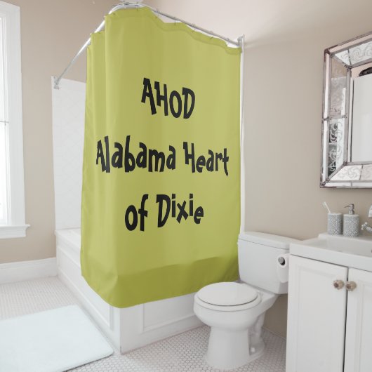 Alabama Heart van Dixie Douchegordijn (In situ)