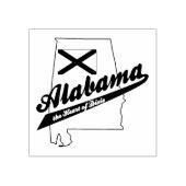 Alabama Heart van Dixie Rubberstempel (Afrduk)
