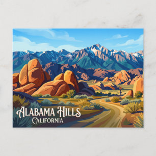 Alabama Hills Californië Briefkaart