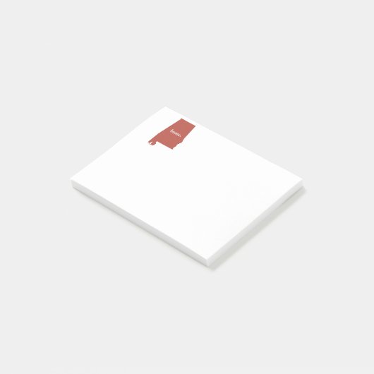 Alabama Home Red Post-it® Notes (Schuin)