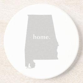 Alabama home silhouette state map zandsteen onderzetter