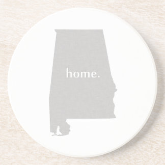 Alabama home silhouette state map zandsteen onderzetter