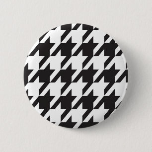 Alabama Houndstooth Button