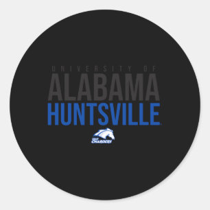 Alabama-Huntsville UAH laders gestapeld Ronde Sticker