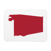 Alabama in het rood magneet (Horizontaal)