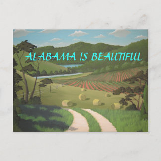 ALABAMA IS BEAUTIFUEEL BRIEFKAART
