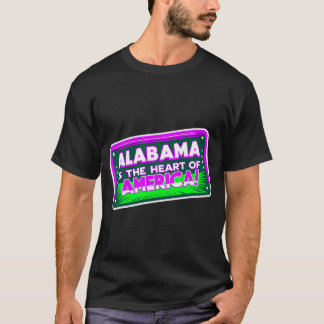 Alabama Is Het Hart Van Amerika Citaat T-shirt