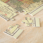  Alabama-kaart Congresdistricten (1911) Legpuzzel (Zijkant)
