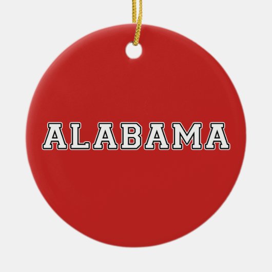 Alabama Keramisch Ornament (Voorkant)