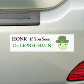 Alabama Leprechaun Bumpersticker (Op auto)