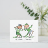 Alabama Lizards Briefkaart (Staand voorkant)