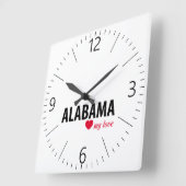 Alabama, mijn liefde vierkante klok (Hoek)