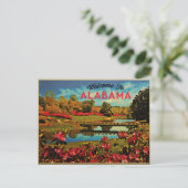 Alabama Mirror Lake Briefkaart (Staand voorkant)