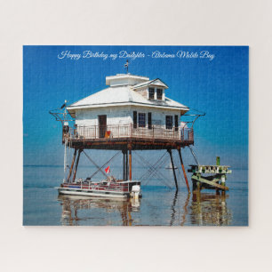 Alabama Mobile Bay Gefeliciteerd dochter Legpuzzel