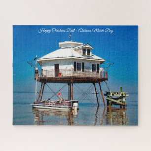 Alabama Mobile Bay Prettig Kerst Papa Legpuzzel