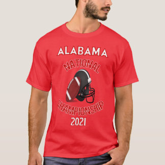 alabama nationale kampioenschap 2021 voor mannen e t-shirt