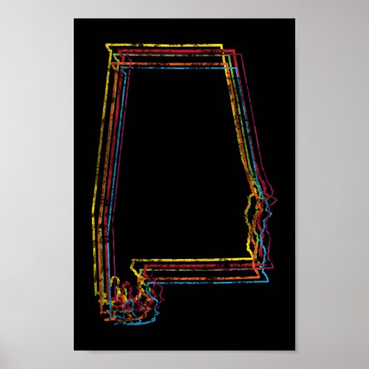 alabama pride blur poster (Voorkant)