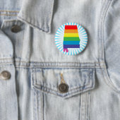 alabama pride . ronde button 5,7 cm (In situ)
