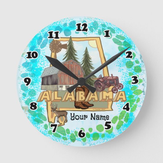 Alabama Ronde Klok (Voorkant)