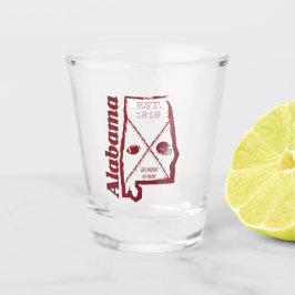 Alabama Shot Glass Shot Glas