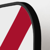 Alabama: St Andrew Crimson Cross Vlag Pickleball Paddle (Links Detail)