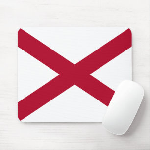 Alabama: St Andrews Kruisvlag van de Rode Kruik Muismat