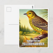 Alabama State Bird Yellowhammer Briefkaart (Voorkant / Achterkant)