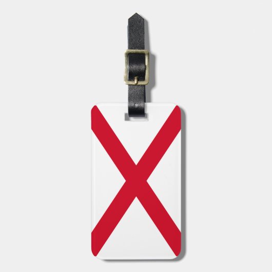 Alabama State Flag Design Bagagelabel (Voorkant verticaal)