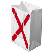 Alabama State Flag Design Medium Cadeauzakje (Voorkant Gekanteld)