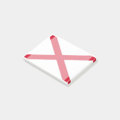 Alabama State Flag Design Post-it® Notes (Schuin)