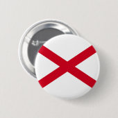 Alabama State Flag Design Ronde Button 5,7 Cm (Voorkant /achterkant)