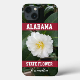 Alabama State Flower Camellia iPhone 13 Hoesje