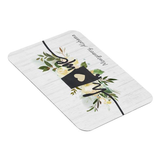 Alabama State gepersonaliseerd uw thuis stad rusti Magneet (Rechterzijde)